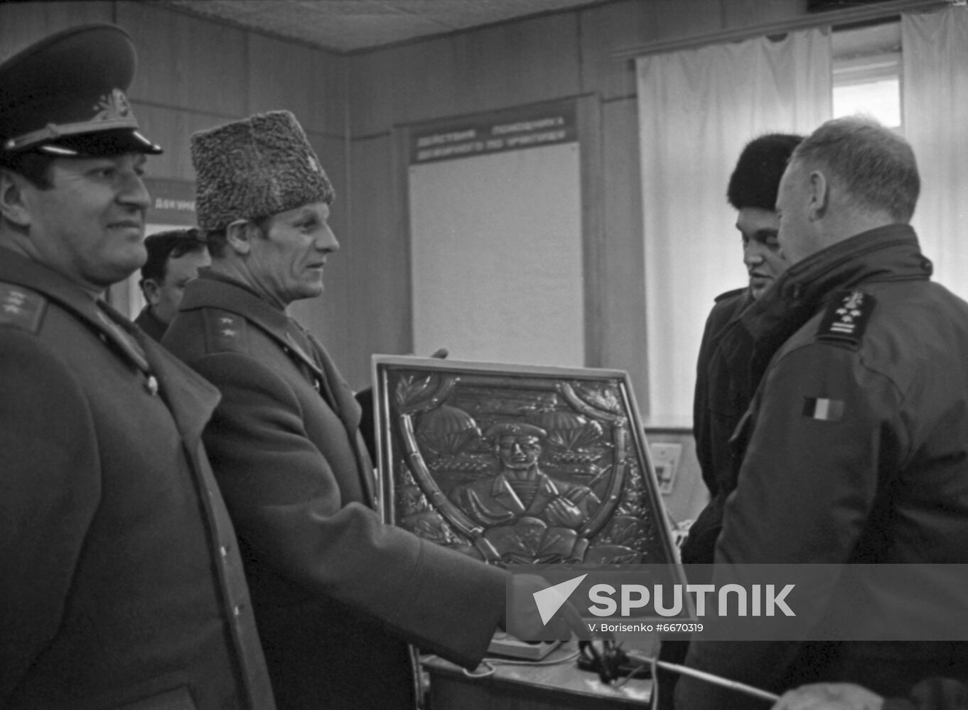 Belgian Armed Forces' Chief of Staff Joseph Charlier visits USSR