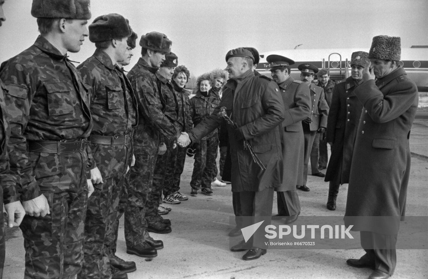 Belgian Armed Forces' Chief of Staff Joseph Charlier visits USSR