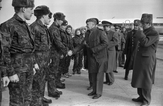 Belgian Armed Forces' Chief of Staff Joseph Charlier visits USSR