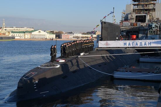 Russia Navy Magadan Submarine Launching