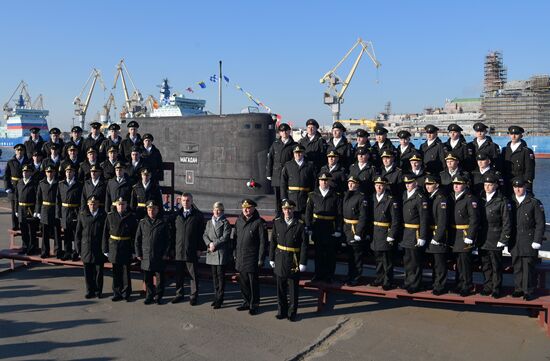 Russia Navy Magadan Submarine Launching