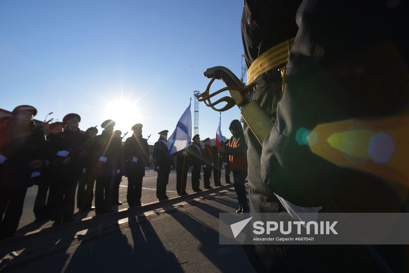 Russia Navy Magadan Submarine Launching