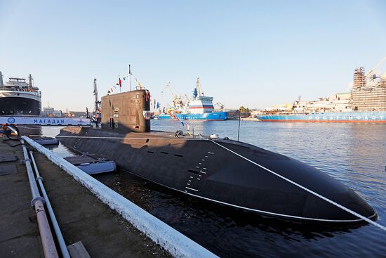 Russia Navy Magadan Submarine Launching