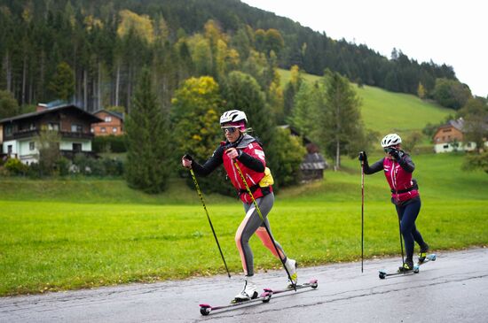 Austria Cross Country Skiing Russia Team Training