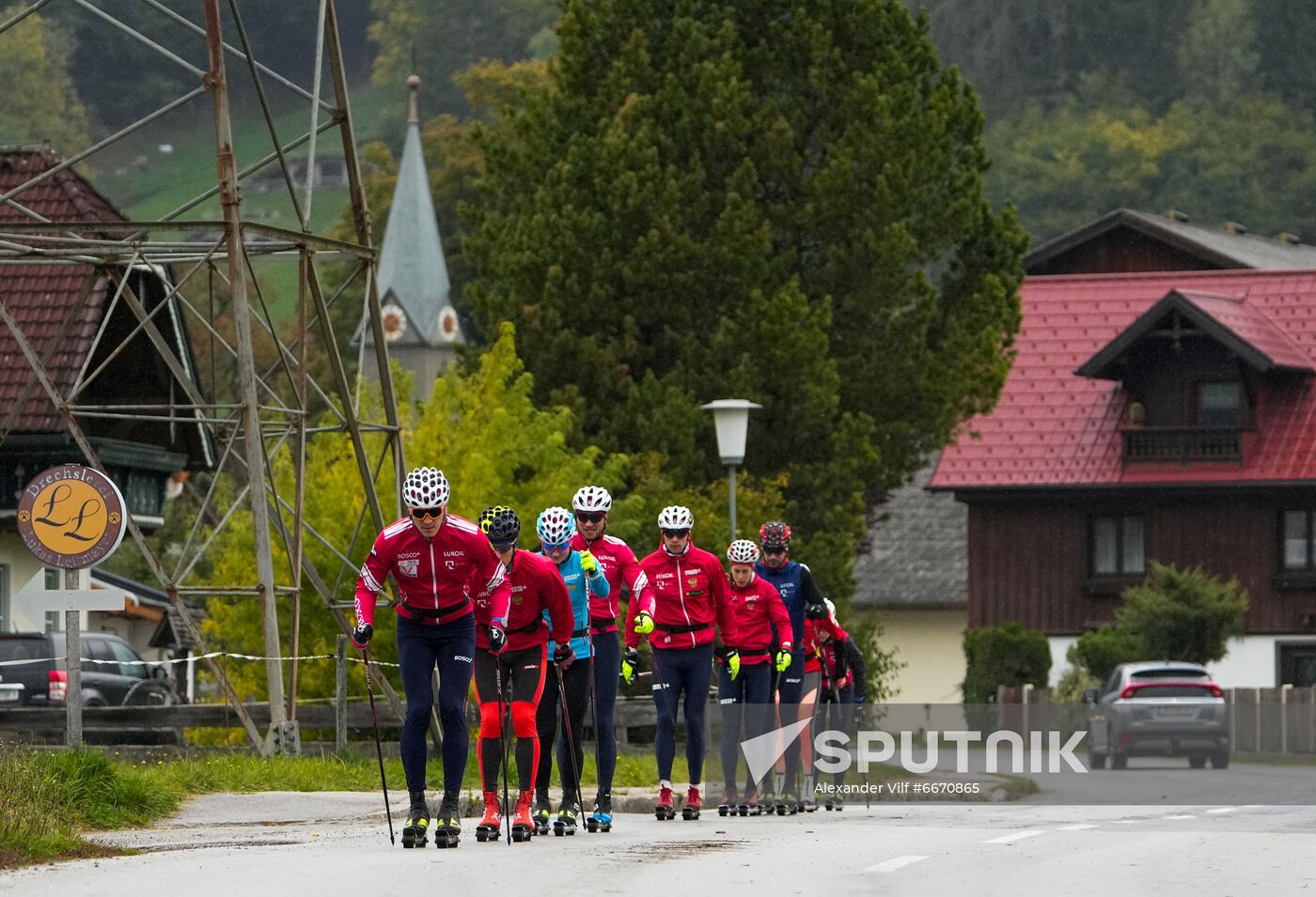 Austria Cross Country Skiing Russia Team Training