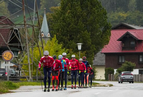 Austria Cross Country Skiing Russia Team Training