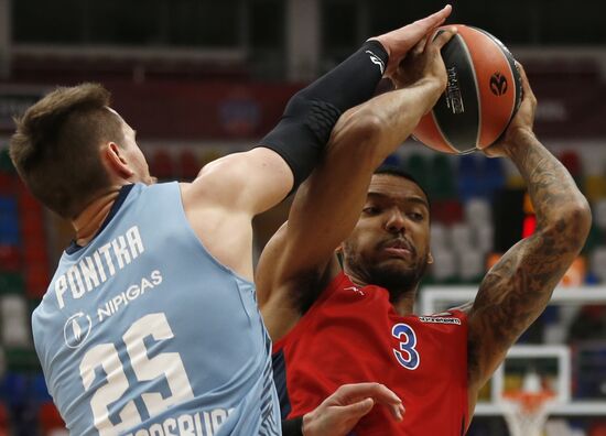 Russia Basketball Euroleague CSKA - Zenit