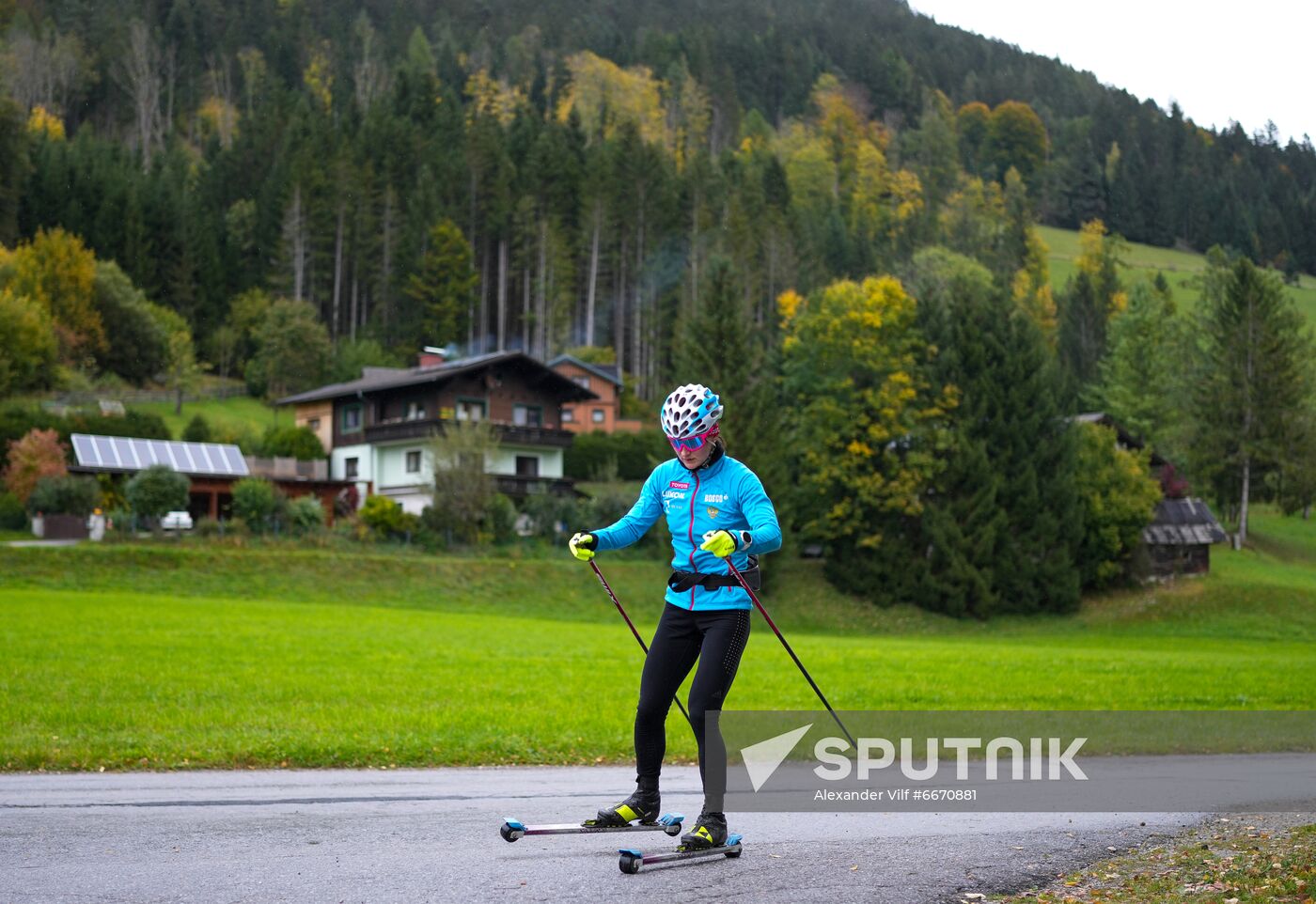 Austria Cross Country Skiing Russia Team Training