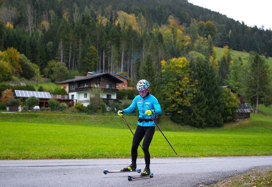 Austria Cross Country Skiing Russia Team Training