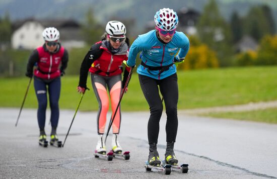 Austria Cross Country Skiing Russia Team Training