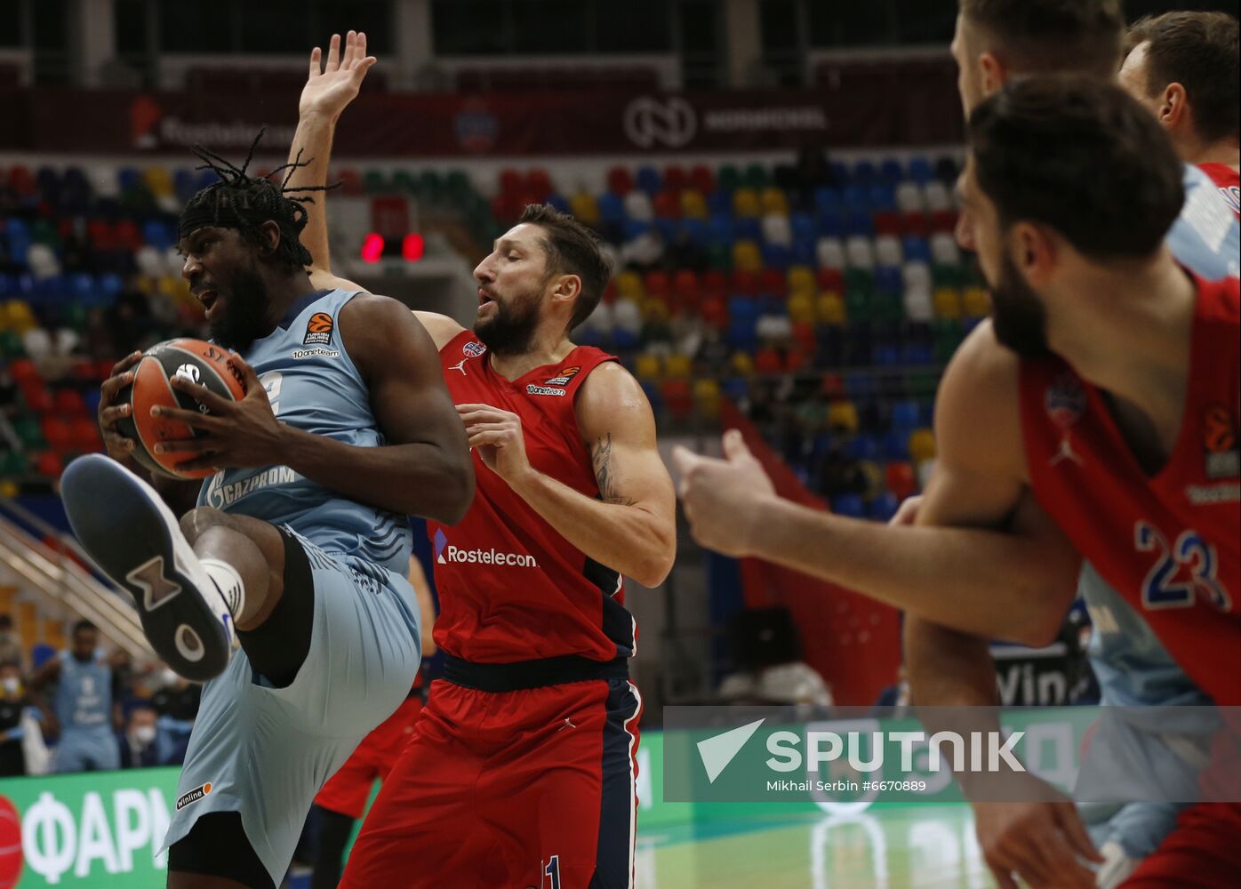 Russia Basketball Euroleague CSKA - Zenit