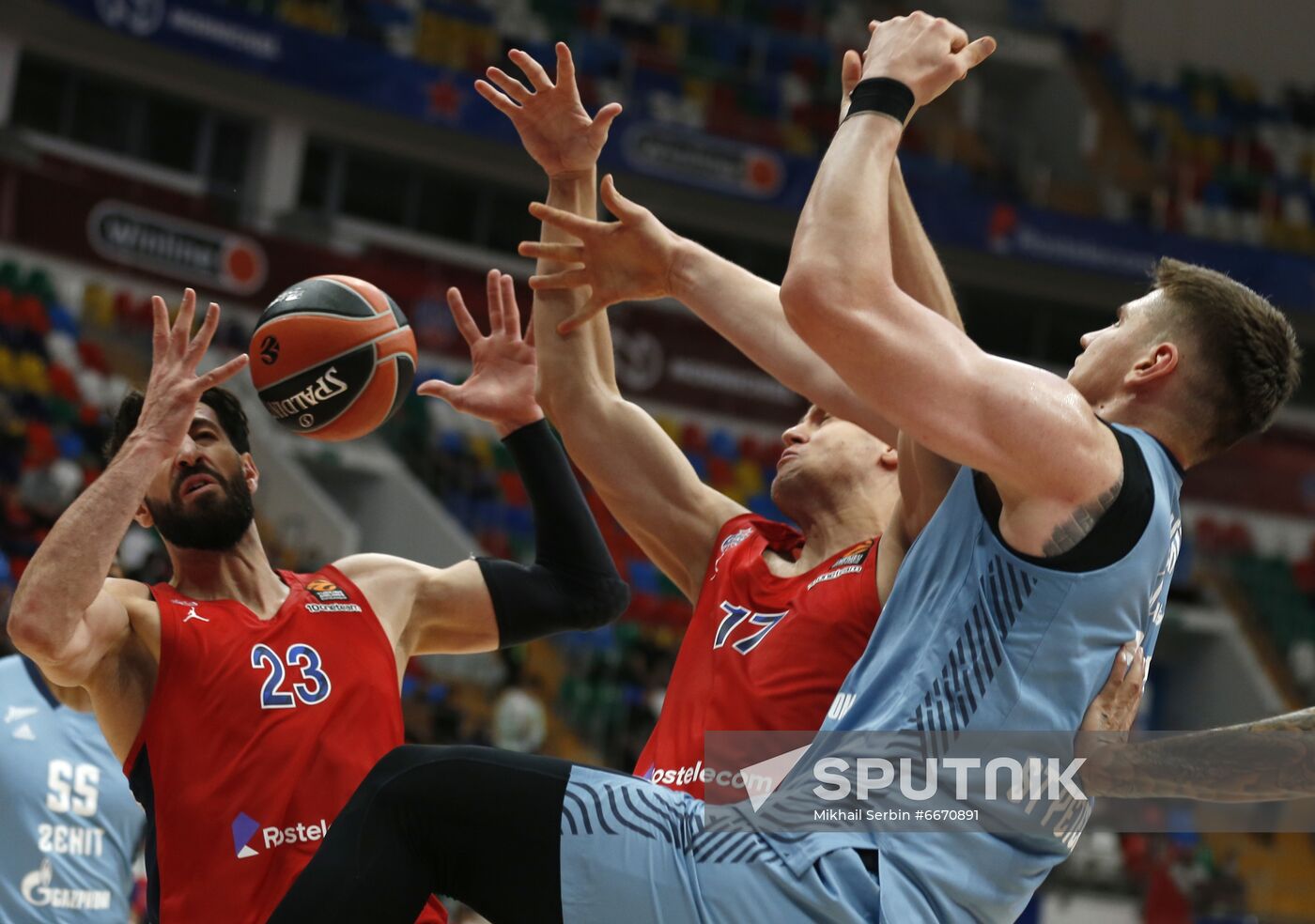 Russia Basketball Euroleague CSKA - Zenit