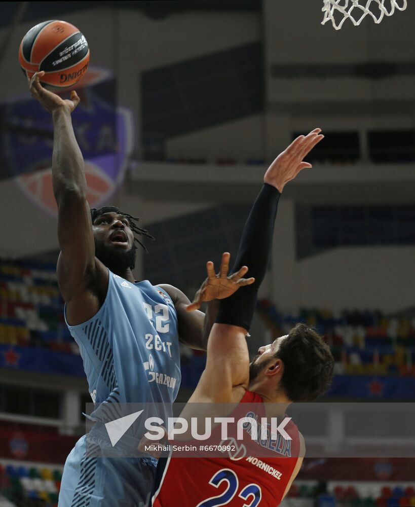 Russia Basketball Euroleague CSKA - Zenit