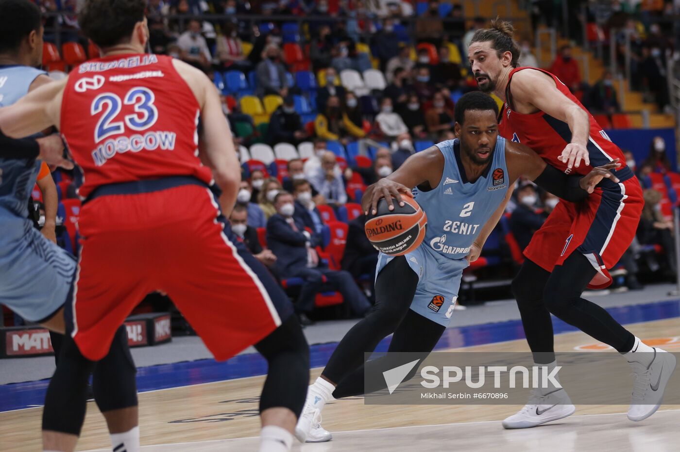 Russia Basketball Euroleague CSKA - Zenit