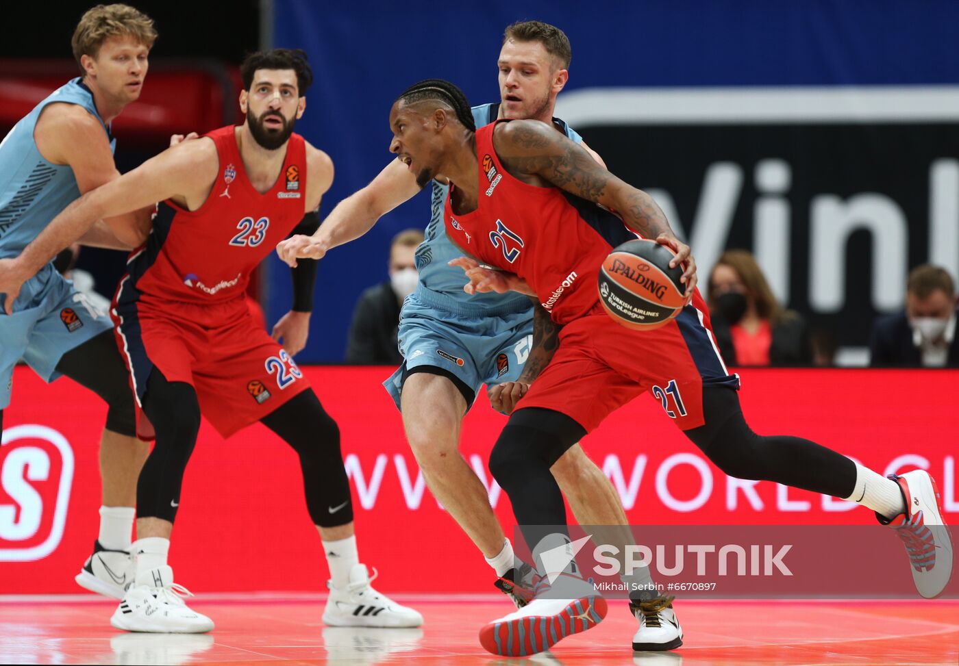 Russia Basketball Euroleague CSKA - Zenit