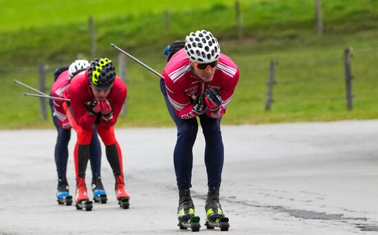 Austria Cross Country Skiing Russia Team Training