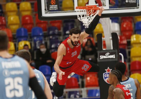Russia Basketball Euroleague CSKA - Zenit