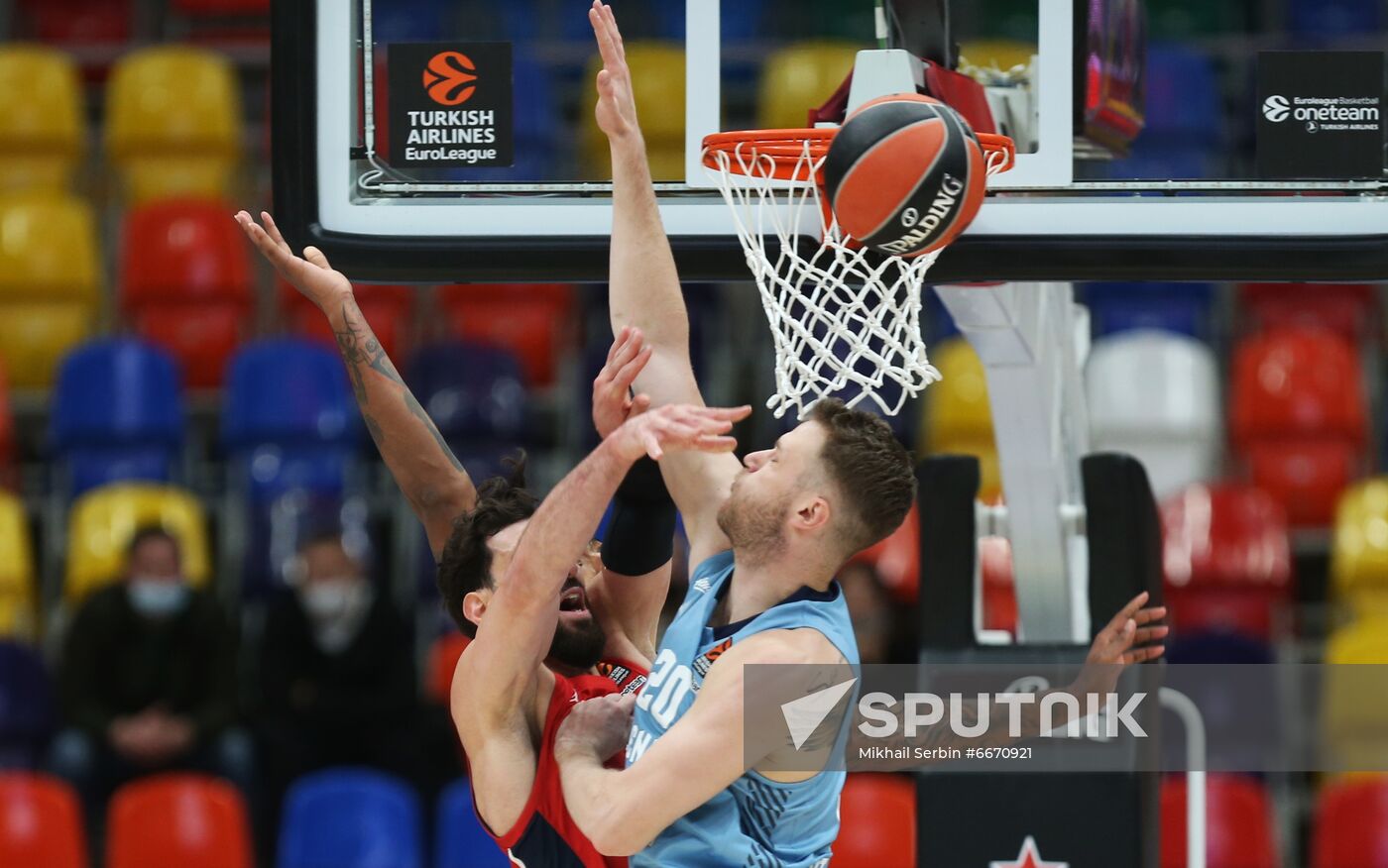 Russia Basketball Euroleague CSKA - Zenit