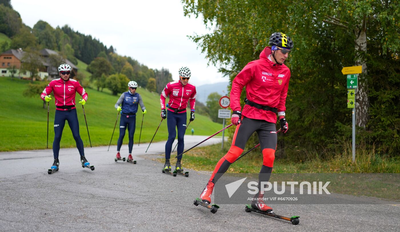 Austria Cross Country Skiing Russia Team Training