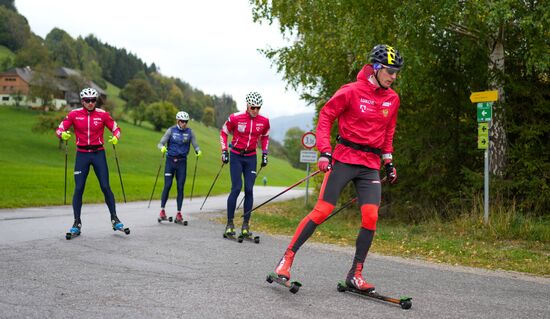 Austria Cross Country Skiing Russia Team Training