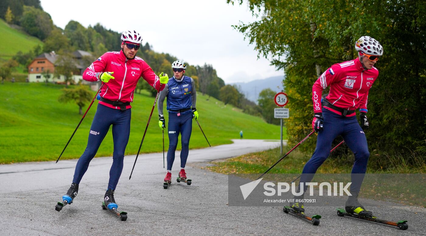 Austria Cross Country Skiing Russia Team Training