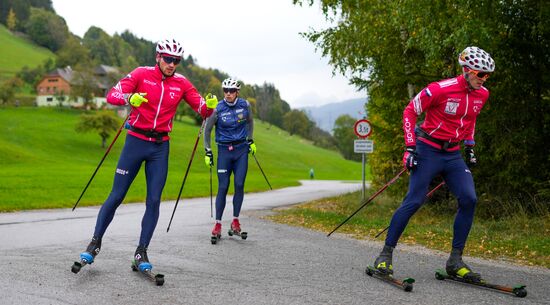 Austria Cross Country Skiing Russia Team Training