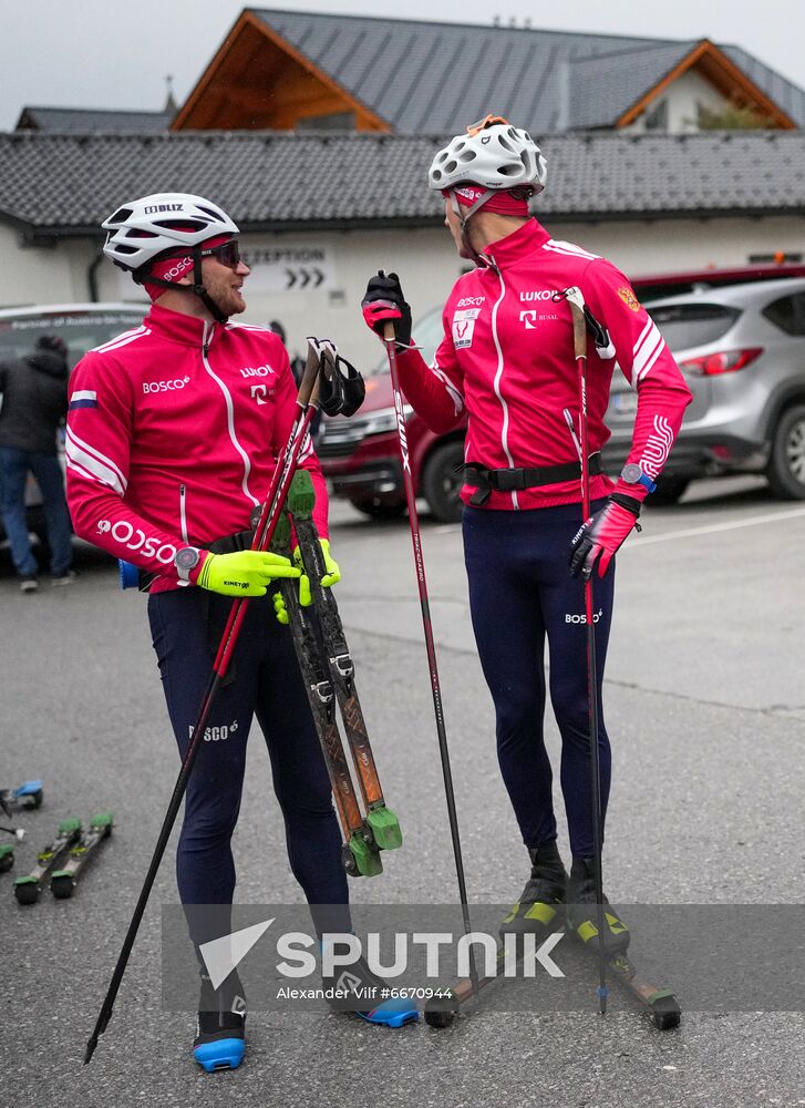 Austria Cross Country Skiing Russia Team Training