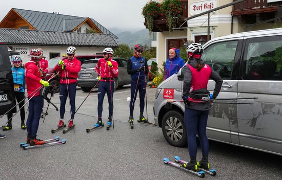 Austria Cross Country Skiing Russia Team Training