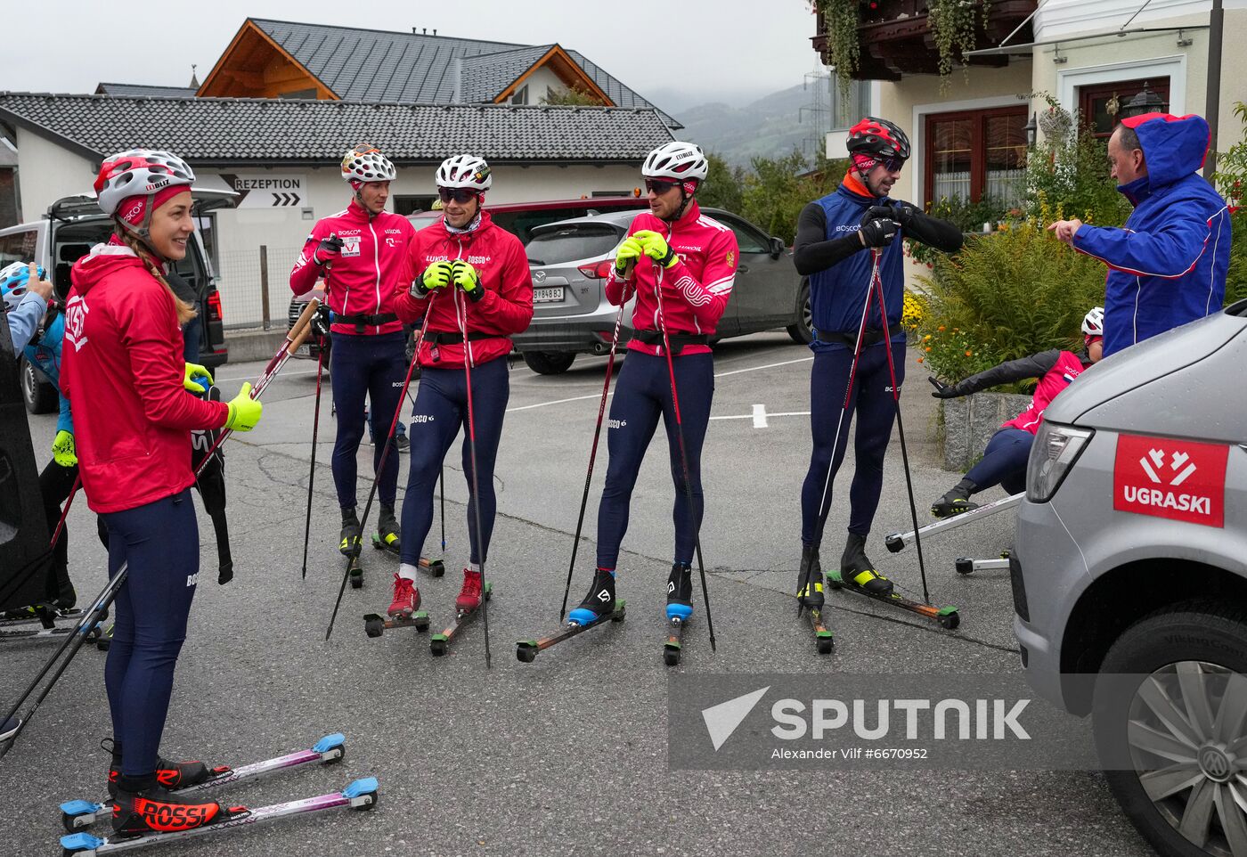 Austria Cross Country Skiing Russia Team Training