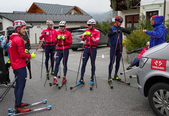 Austria Cross Country Skiing Russia Team Training