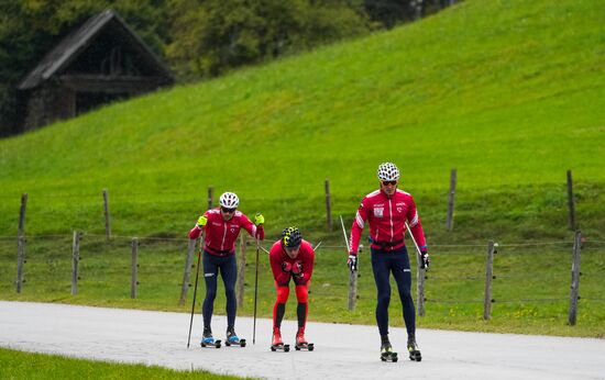 Austria Cross Country Skiing Russia Team Training