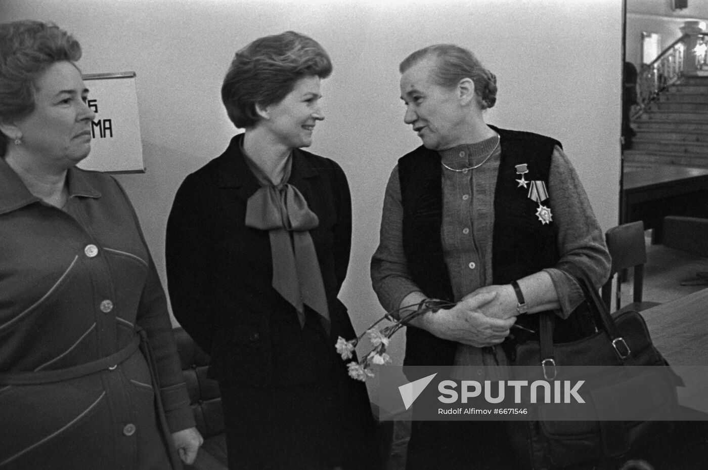 Valentina Tereshkova and Anna Grinenko