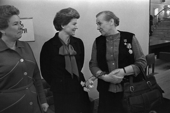 Valentina Tereshkova and Anna Grinenko