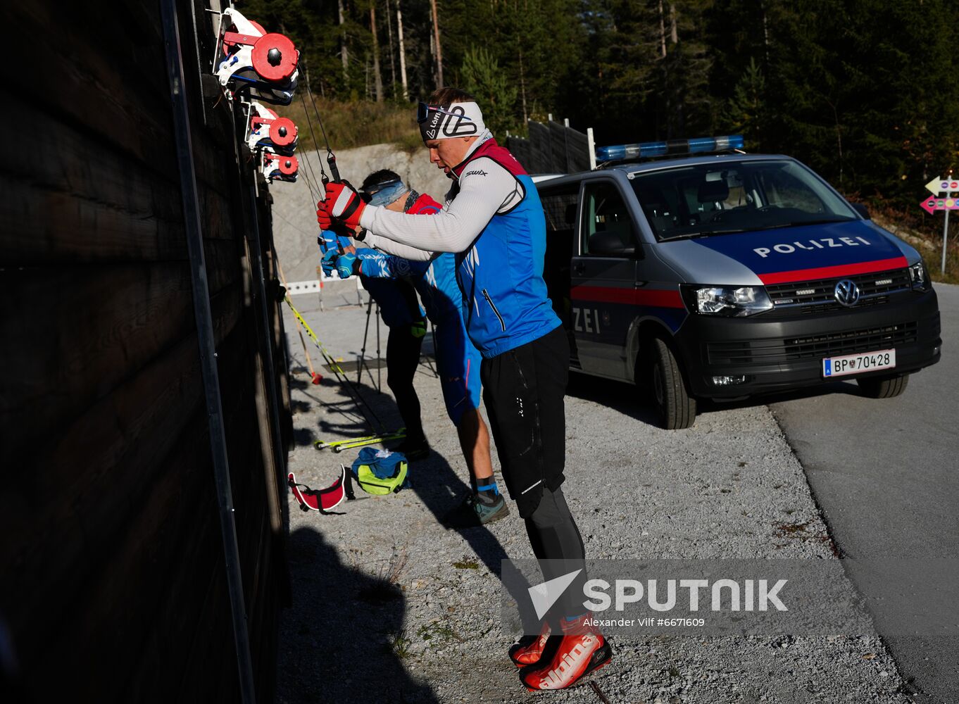 Austria Biathlon Russia Team Training