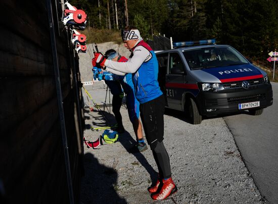 Austria Biathlon Russia Team Training