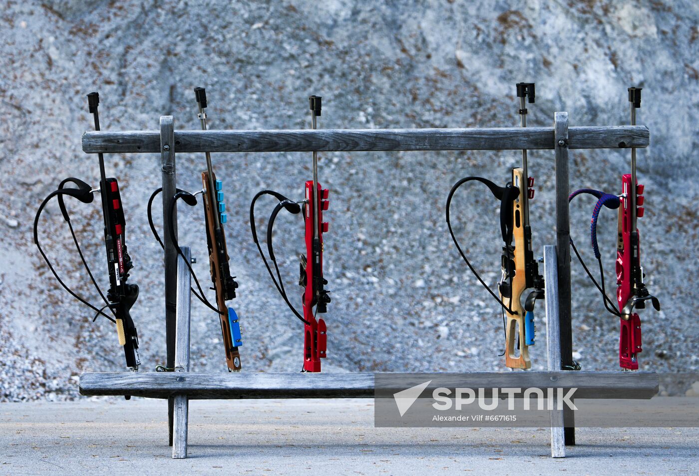 Austria Biathlon Russia Team Training