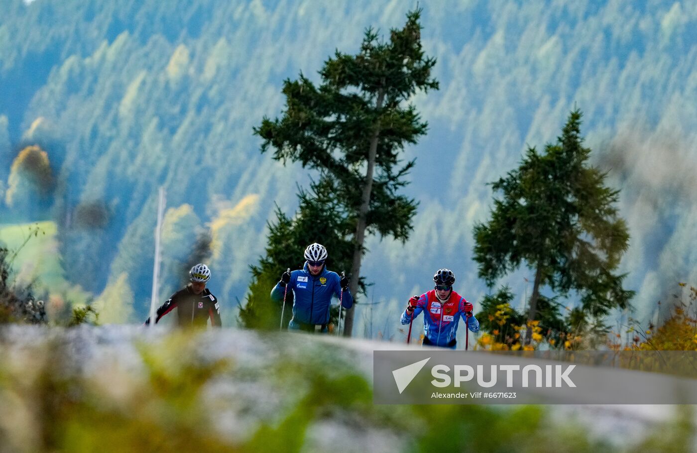 Austria Biathlon Russia Team Training