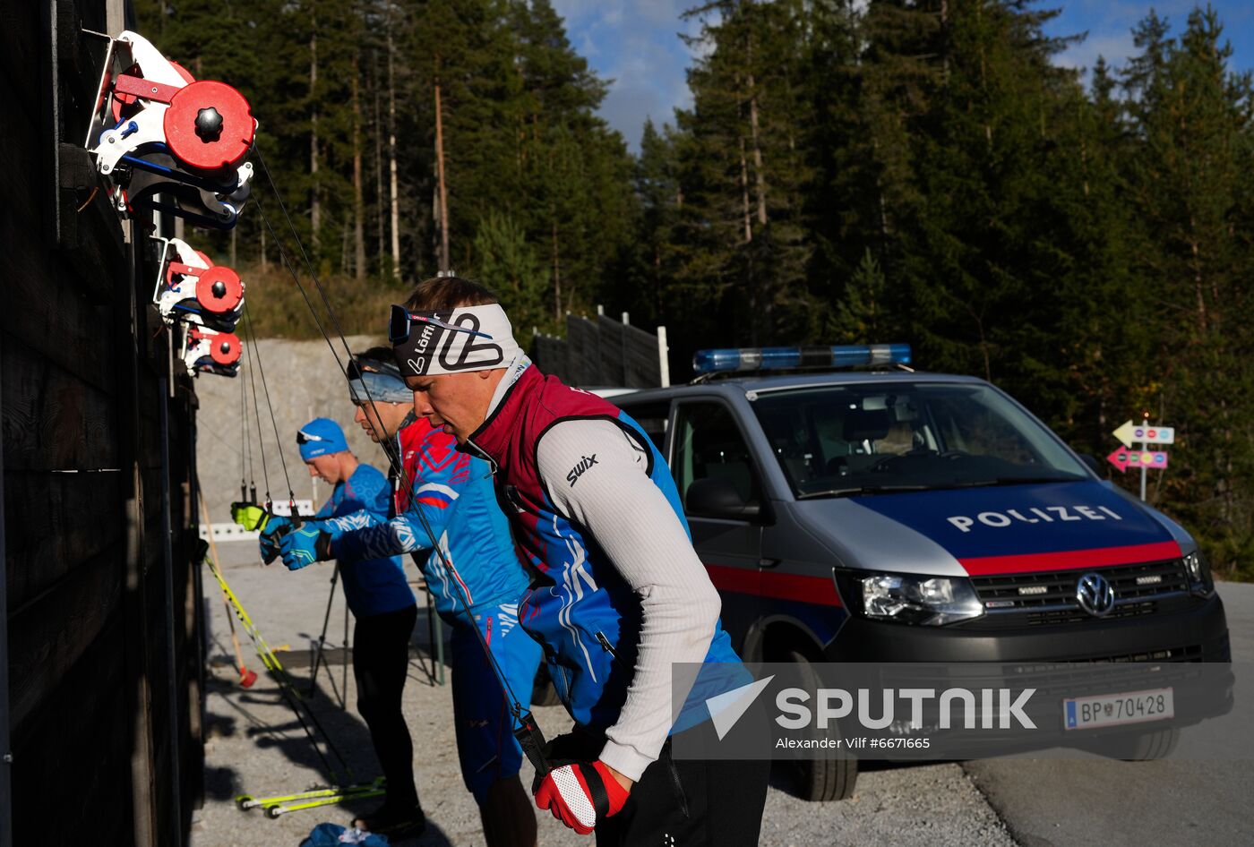 Austria Biathlon Russia Team Training