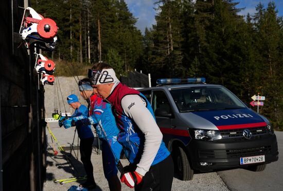 Austria Biathlon Russia Team Training
