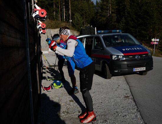 Austria Biathlon Russia Team Training