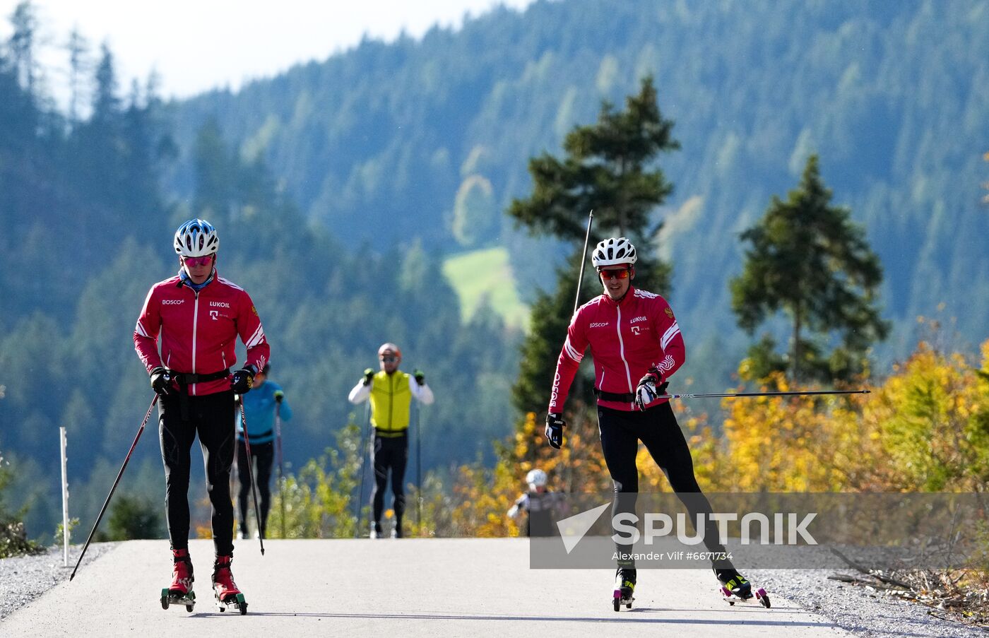 Austria Cross Country Skiing Russia Team Training