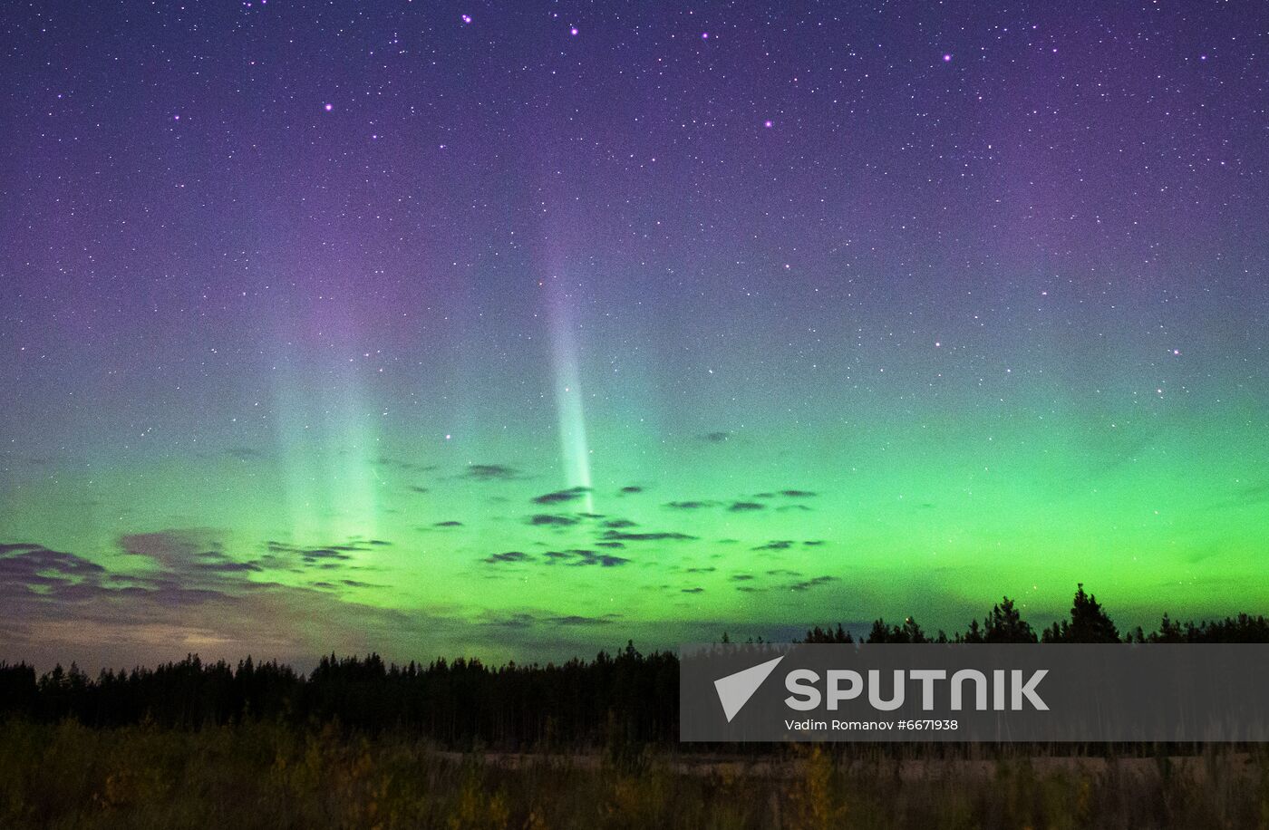 Russia Aurora Borealis