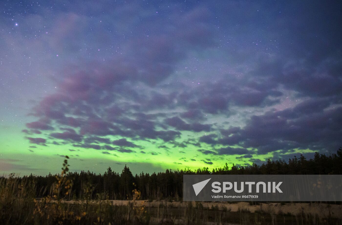 Russia Aurora Borealis