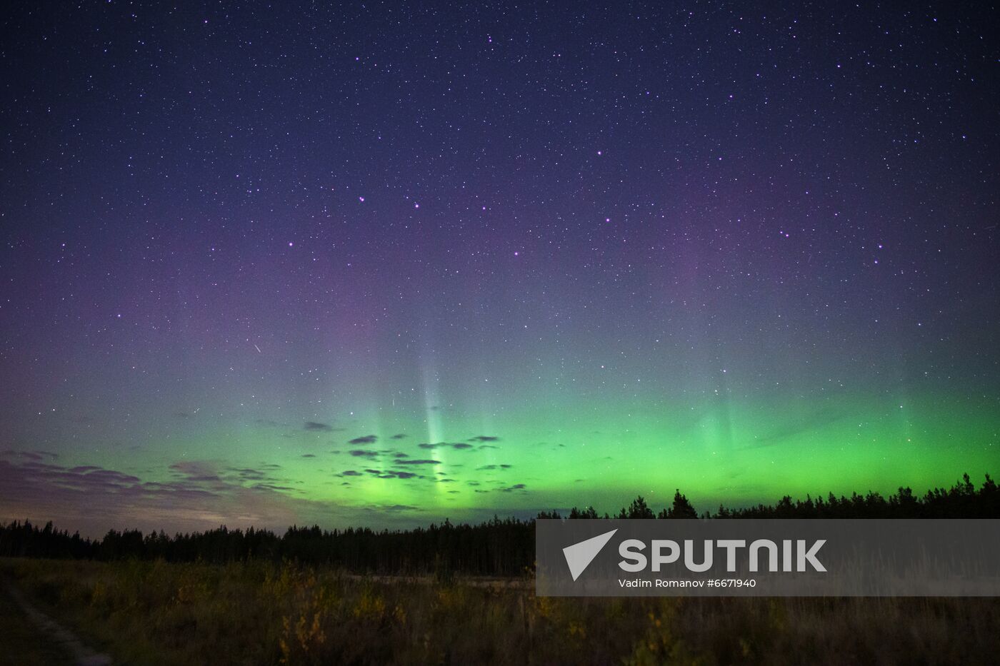 Russia Aurora Borealis