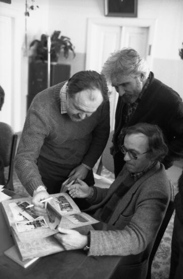Polish journalist Adam Bujak in Soviet Union