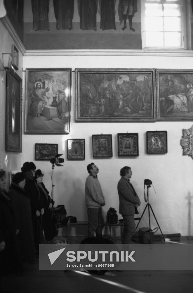 Polish journalist Adam Bujak in Soviet Union