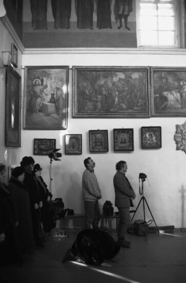Polish journalist Adam Bujak in Soviet Union