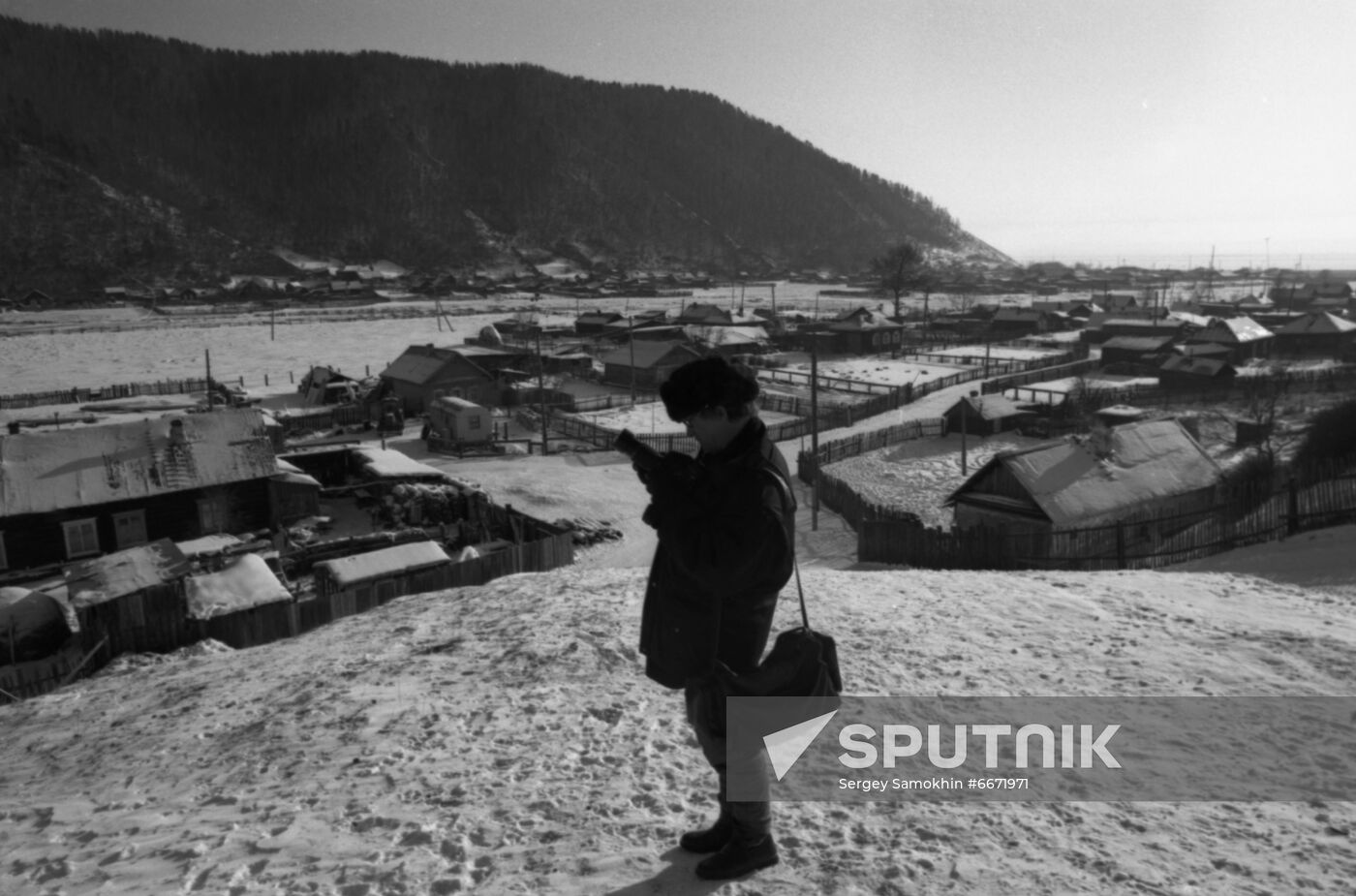Polish journalist Adam Bujak in Soviet Union