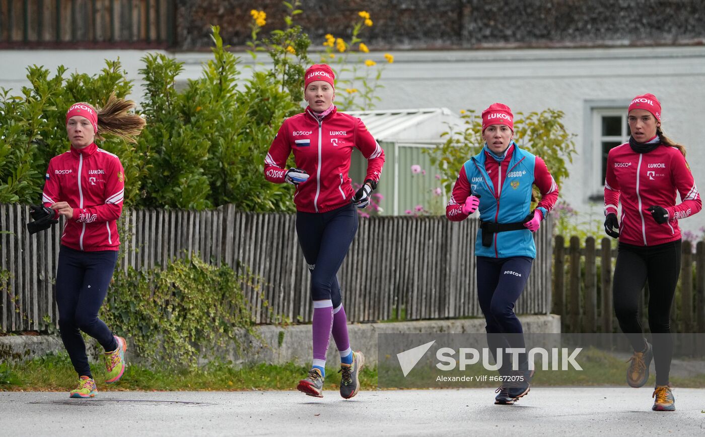 Austria Cross Country Skiing Russia Team Training