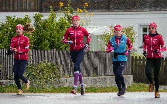 Austria Cross Country Skiing Russia Team Training